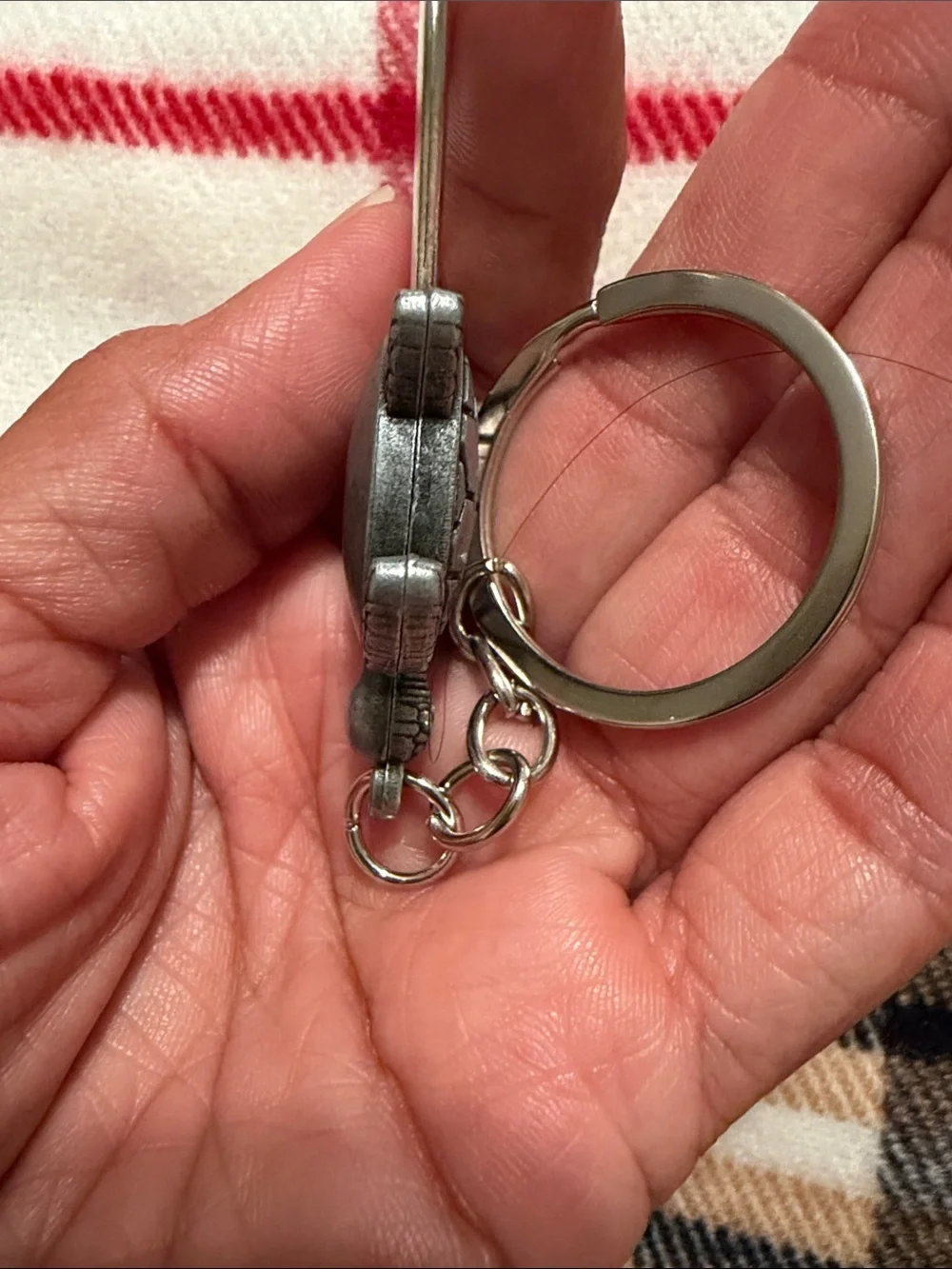 Turtle Bottle Opener Keychain - Silver